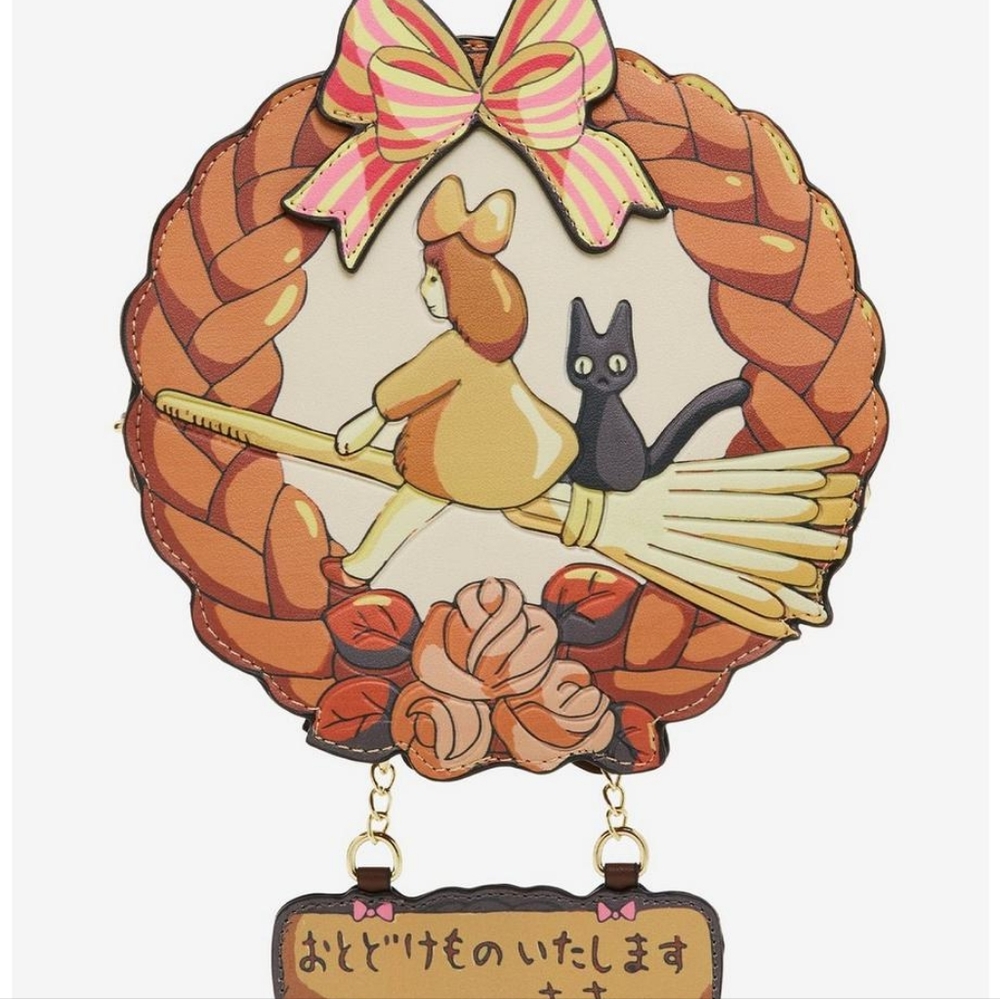 Studio Ghibli Kiki's Delivery Service Bread Wreath Crossbody Bag
